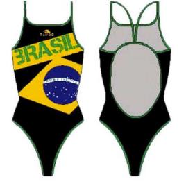 Roupa De Banho Brazil Ii 2XL Black / Yellow