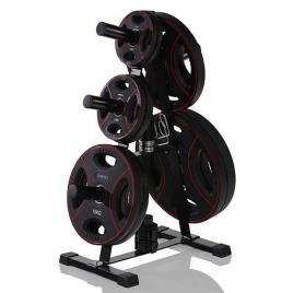 Rack For Olympic Weight Plates 38.5x72x92 cm Black