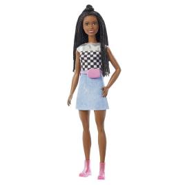 Barbie Boneca Afro-americana Com Roupas E Acessórios De Moda De Brinquedo Dreamhouse Adventures Brooklyn 3 Years Multicolor