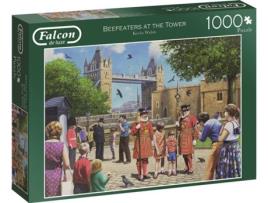 Puzzle JUMBO Beefeaters at the Tower (1000 Peças)