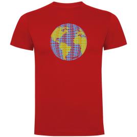Kruskis Camiseta De Manga Curta Barracuda World S Red