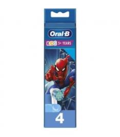 Cabeça de Escova  Kids Spider-Man - 4 Uni.