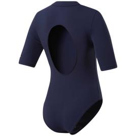 Reebok Les Mills® Short Sleeve Bodysuit XS Vector Navy