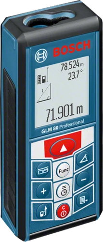 Medidor de Comprimento Digital Preto, Azul Bosch
