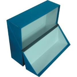 Caixas de arquivo francês (formato almaço) Cores: azul