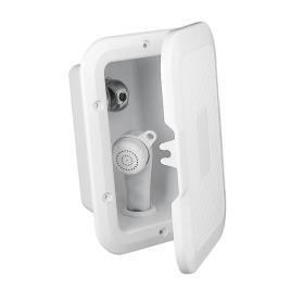 Nuova Rade Case Shower Mixer Tap 3 m Hose White