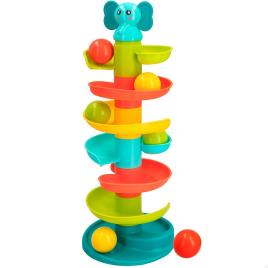 Jogo Didático  Torre elefante com bolas espiral