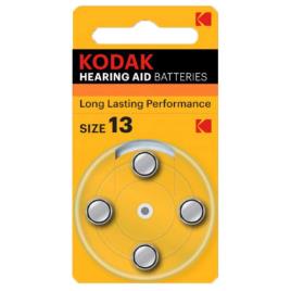 Kodak Pilhas Alcalinas Para Aparelhos Auditivos P13 4 Unidades One Size Orange