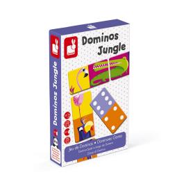 Janod Dominoes Game Dominos Jungle 3-7 Years Multicolor