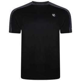 Dare2b Camiseta De Manga Curta Discernible L Black / Ebony Grey / Aluminium Grey