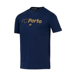 New Balance Camiseta Manga Corta Fc Porto 21/22 Graphic S Navy