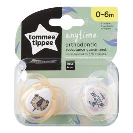 Chupetas TOMMEE TIPPEE Silicone Transparente