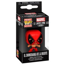 Funko Figura Pocket Pop Marvel Luchadores Deadpool La Chimiganga De La Muerte One Size Red / Black