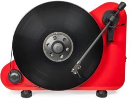 Gira-discos BT PRO-JECT Vte-r Vermelho (Manual - Correia - Velocidade: 33 1/3 - 45)