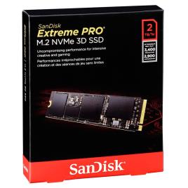 Sandisk Disco Rígido Ssd Extreme Pro M2 Sdssdxpm2-2t00-g25 2tb One Size Black