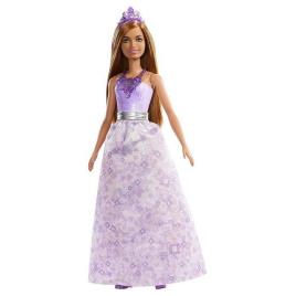 Barbie Boneca Princesa Castanha Vestido Roxo Dreamtopia One Size Multicolor
