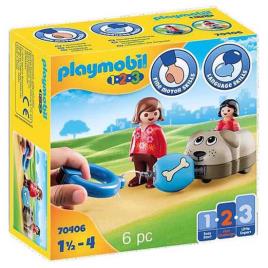 Playmobil Meu Cachorro 70406 1.2.3 One Size Multicolor