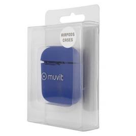 Muvit Silicone Apple Airpods Case With Necklace One Size Blue