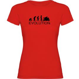 Kruskis Camiseta De Manga Curta Evolution Motard XL Red