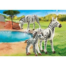 Playmobil Zebras Com Bebê 70356 One Size Multicolor