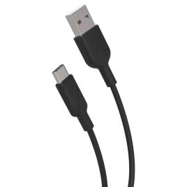 Muvit Cable Usb To Type C 3a 1.2m One Size Black