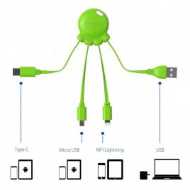 Xoopar Adaptador Octopus All-in-one One Size Lime