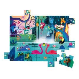 Janod Surprise Puzzlefeast In The Jungle 20 Pcs 20 Multicolor