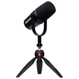 Shure Microfone Para Jogos Mv7 Podcast Kit One Size Black