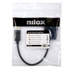 Nilox Para Adaptador Vga Displayport One Size Black