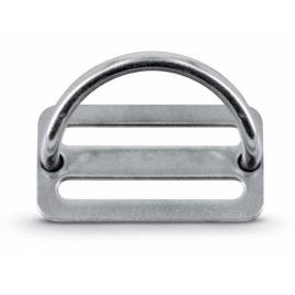 Buckle With D Ring One Size Silver