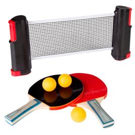 Aktive Pacote Com Raquetes. Rede E Bolas Ping Pong One Size Red/Black