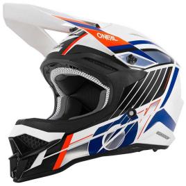Capacete Motocross 3 Series Vision S White / Black / Orange