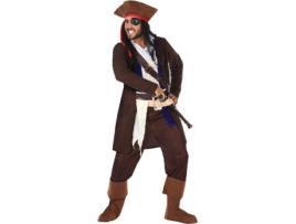 Fato de Homem DISFRAZZES Pirata Das Caraíbas (Tam: XL)