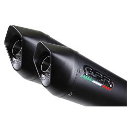 Gpr Exhaust Systems Silencioso Furore Dual Slip On Te 630 E/sms/smr 10-14 Cat Homologated One Size Matt Black / Black