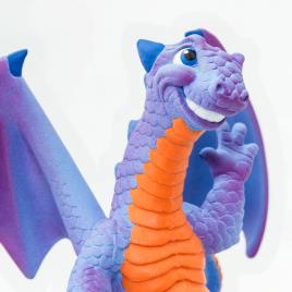 Safari Ltd Dragão Feliz From 3 Years Purple / Orange