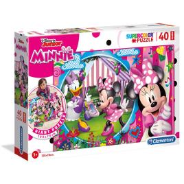 Clementoni Quebra-cabeça Minnie Floor Happy Helpers Disney 40 Peças One Size Multicolour