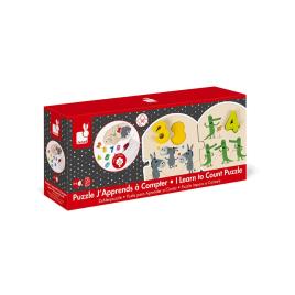 Janod I Learn To Count Puzzle 20 Multicolor