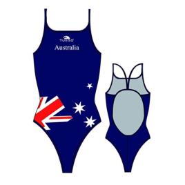 Maiô De Alça Fina Australia Flag 7-8 Years Navy
