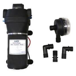 Water System Pump 12v One Size Black