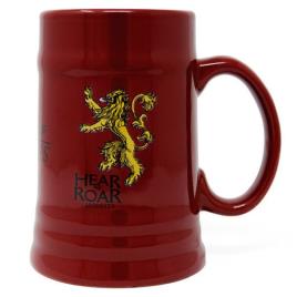 Caneca Game Of Thrones Lannister Ceramic Stein One Size Red