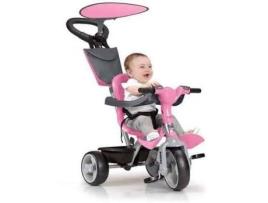 Triciclo FAMOSAFEBER Baby Plus Mmusic Rosa  (3 anos)