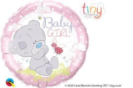 Balão metálico Ursinho - Baby Girl
