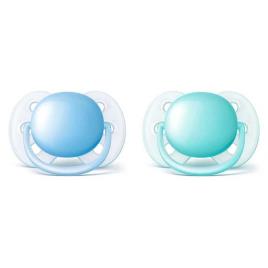 Philips Avent Ultra Soft Pacifier X2 0-6 Months Blue / Turquoise