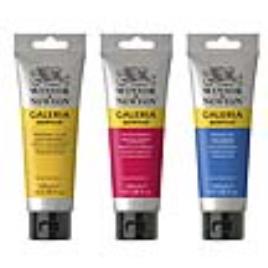 WINSOR  NEWTON Acrílico Galeria, 120 ml, Ócre Amarelo (744)