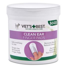 Vet's Best® toalhitas auriculares para cães - 50 unidades