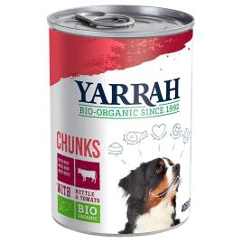 Yarrah Bio Vaca com bio urtiga e bio tomate em latas - 6 x 820 g