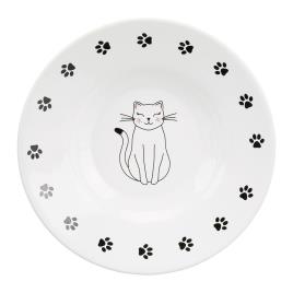 Trixie prato em cerâmica para gatos de focinho curto - 200 ml, Ø 15 cm