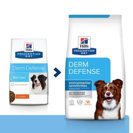 Hill's Prescription Diet Derm Defense Skin Care ração para cães - Pack económico: 2 x 12 kg