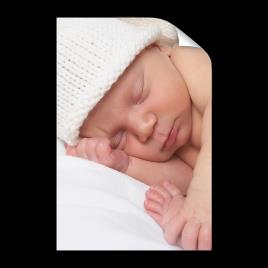 Cartaz de nascimento de bebê personalizado - 50 x 75 cm