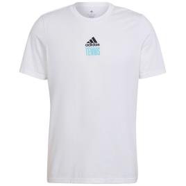 T-shirt Adidas M TNS PAR G White Branco XL